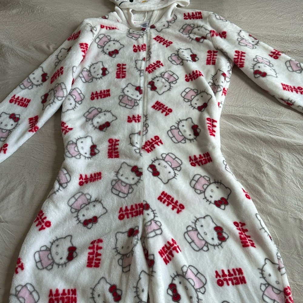 Hello Kitty Fleece Onesie Pajamas
